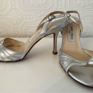 Jimmy Choo Silver Shoes